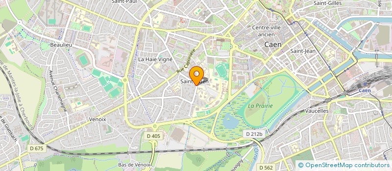 localisation de l'entreprise PAROISSE SAINT OUEN à CAEN
