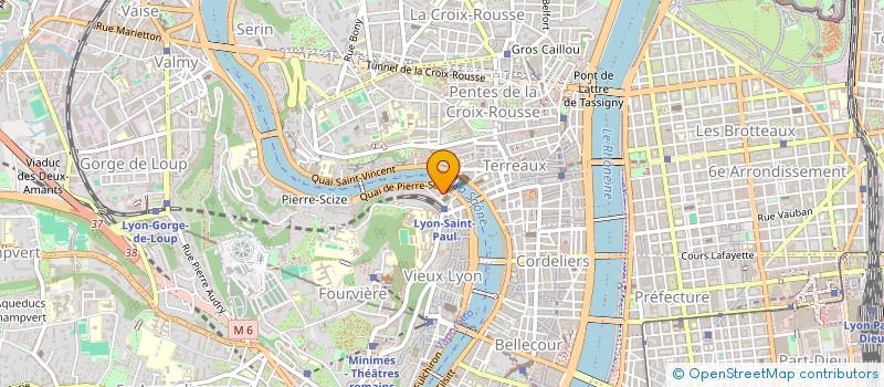 localisation de l'entreprise PAROISSE SAINT PAUL à LYON