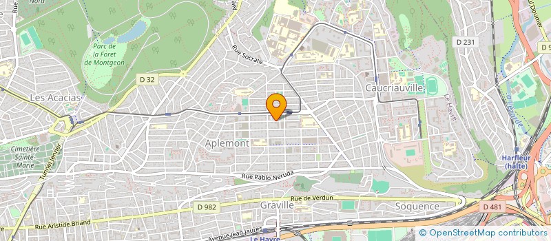 localisation de l'entreprise PAROISSE SAINT PAUL à LE HAVRE