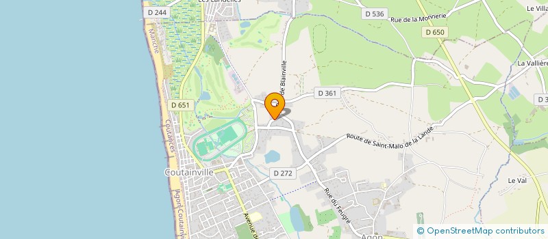 localisation de l'entreprise PAROISSE SAINT PAUL  AGON-COUTAINVILLE