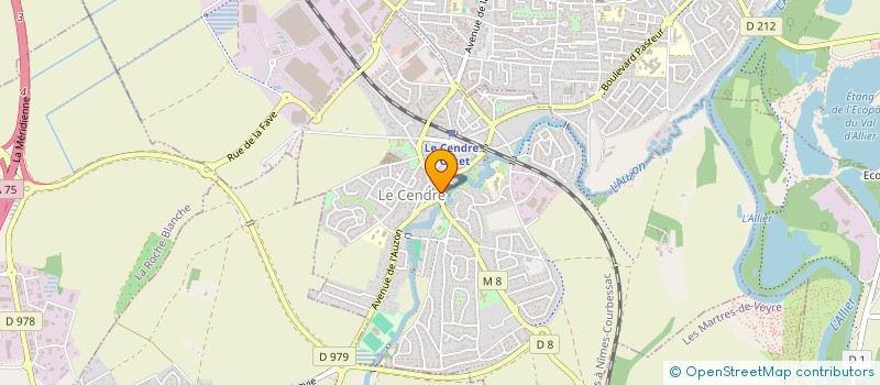 localisation de l'entreprise PAROISSE SAINT PAUL DU VAL D'ALLIER  LE CENDRE