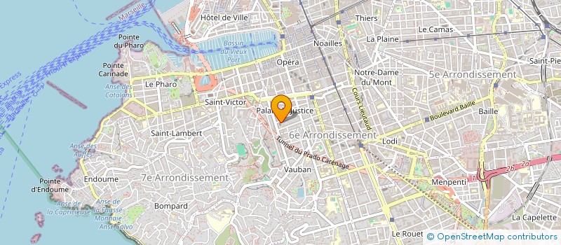 localisation de l'entreprise PAROISSE SAINT PHILIPPE à MARSEILLE