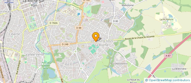 localisation de l'entreprise PAROISSE SAINT PIERRE à LA ROCHE-SUR-YON
