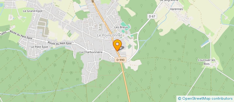 localisation de l'entreprise PAROISSE SAINT PIERRE à LE POINCONNET