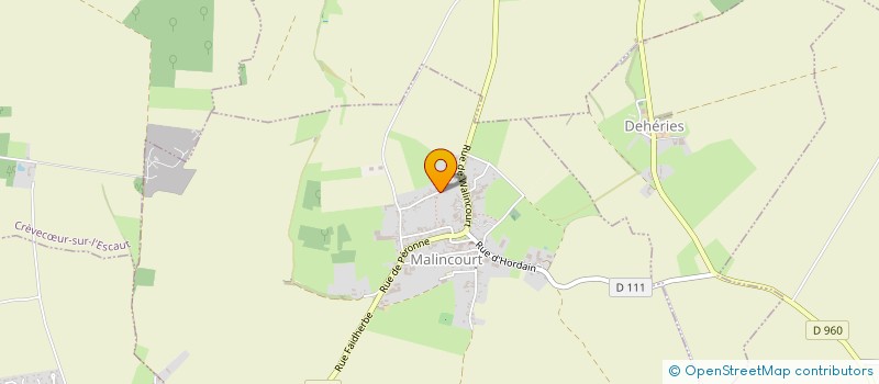 localisation de l'entreprise PAROISSE SAINT PIERRE  MALINCOURT