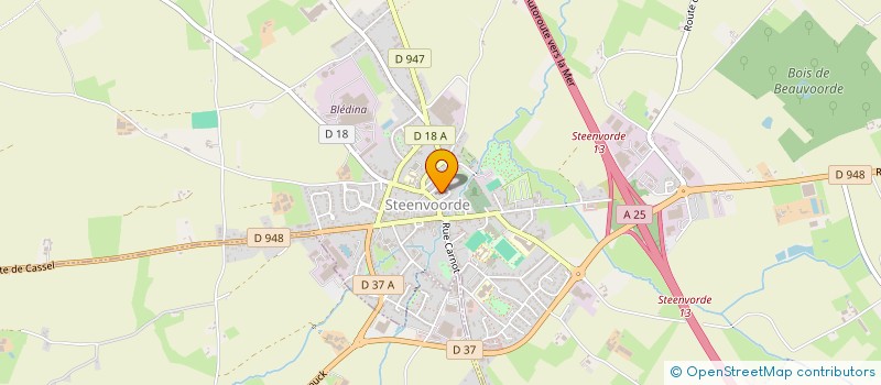 localisation de l'entreprise PAROISSE SAINT PIERRE à STEENVOORDE