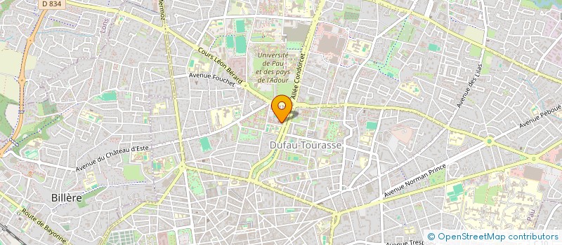 localisation de l'entreprise PAROISSE SAINT PIERRE ET SAINT PAUL à PAU