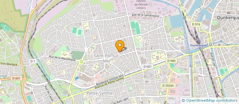 localisation de l'entreprise PAROISSE SAINT POL-GRANDE SYNTHE à DUNKERQUE