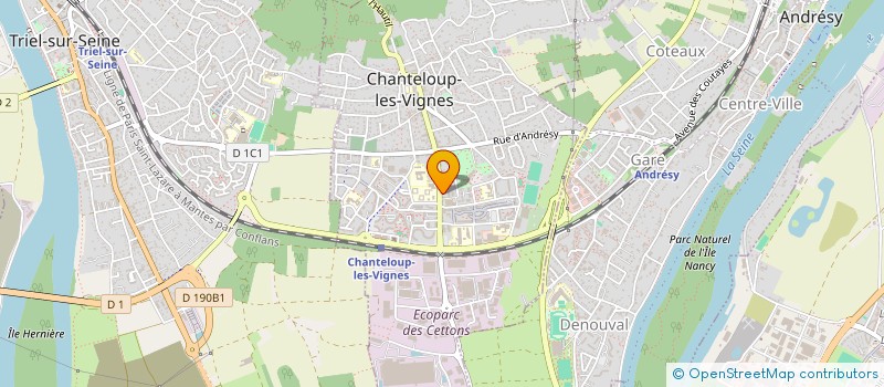 localisation de l'entreprise PAROISSE SAINT ROCH à CHANTELOUP-LES-VIGNES