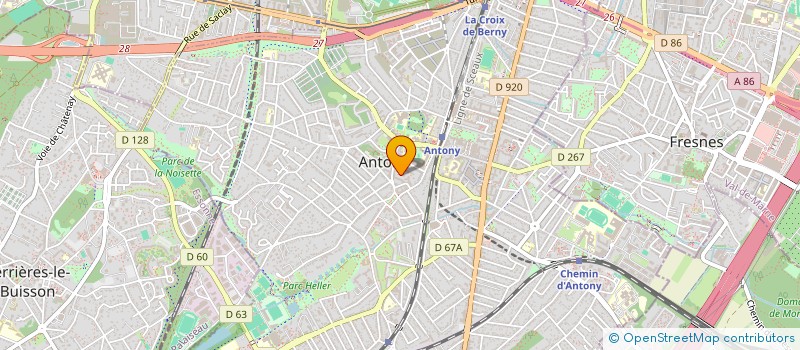 localisation de l'entreprise PAROISSE SAINT SATURNIN à ANTONY