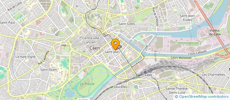 localisation de l'entreprise PAROISSE SAINT SAUVEUR à CAEN