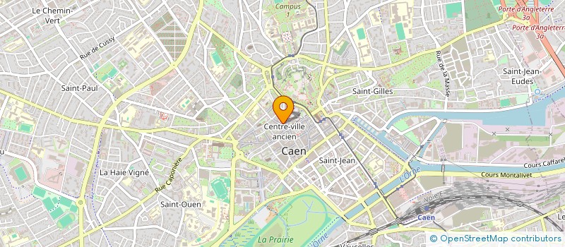 localisation de l'entreprise PAROISSE SAINT SAUVEUR à CAEN