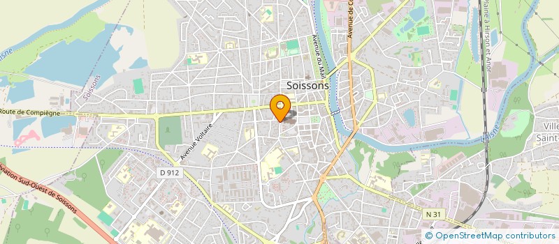 localisation de l'entreprise PAROISSE SAINT SIXTE à SOISSONS