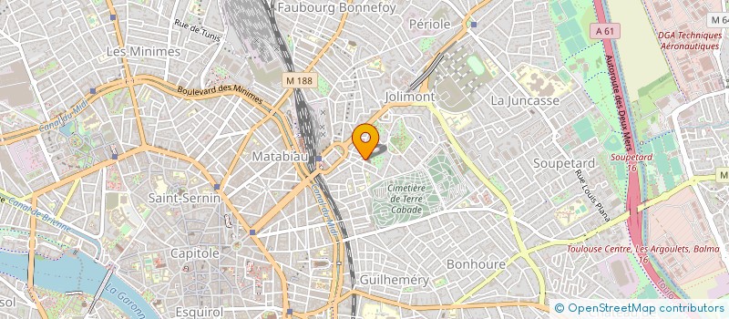 localisation de l'entreprise PAROISSE SAINT SYLVE à TOULOUSE