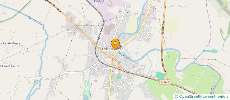 localisation de l'entreprise PAROISSE SAINT THYRS  LABRUGUIERE