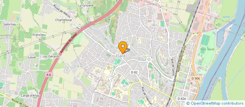 localisation de l'entreprise PAROISSE SAINT VINCENT DE PAUL à MACON