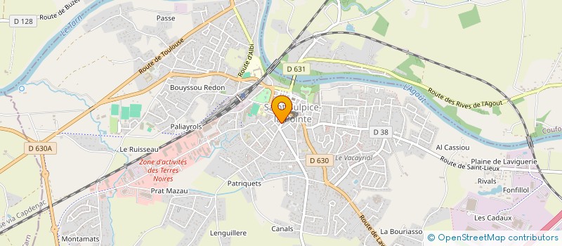 localisation de l'entreprise PAROISSE SAINT VINCENT DE PAUL  SAINT-SULPICE-LA-POINTE