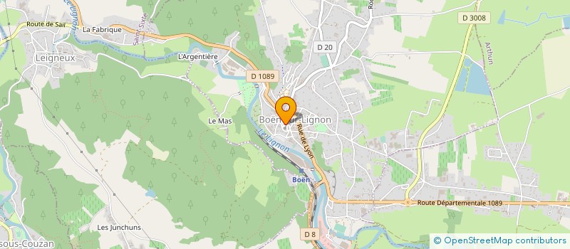 localisation de l'entreprise PAROISSE SAINT VINCENT EN LIGNON à BOEN-SUR-LIGNON