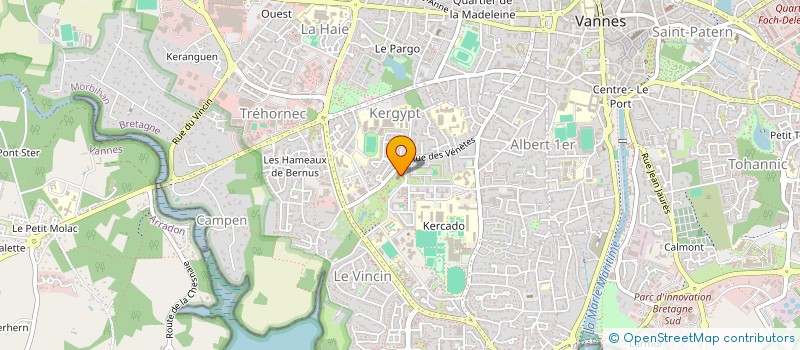 localisation de l'entreprise PAROISSE SAINT VINCENT FERRIER à VANNES