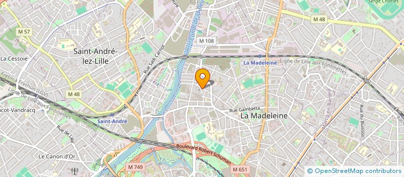 localisation de l'entreprise PAROISSE SAINT VITAL à LA MADELEINE