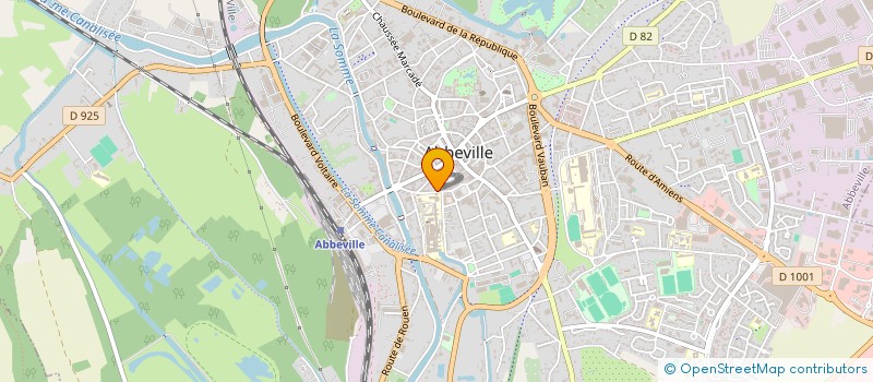 localisation de l'entreprise PAROISSE SAINT VULFRAN à ABBEVILLE