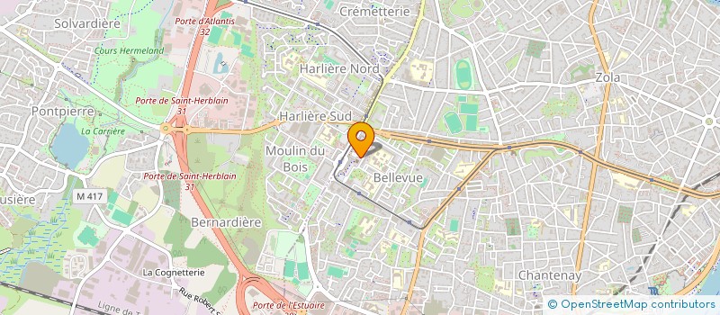 localisation de l'entreprise PAROISSE SAINT YVES à NANTES