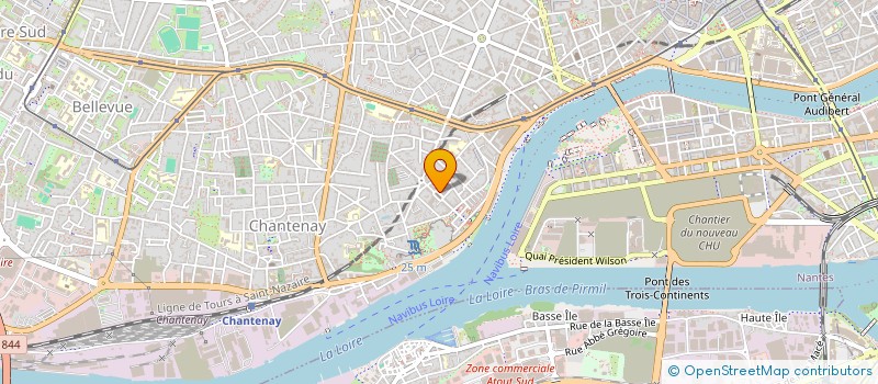localisation de l'entreprise PAROISSE SAINTE ANNE DE NANTES à NANTES