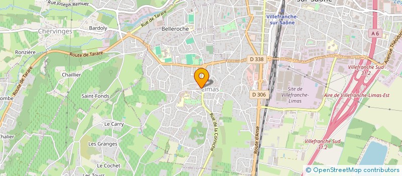 localisation de l'entreprise PAROISSE SAINTE ANNE DES CALADES  LIMAS