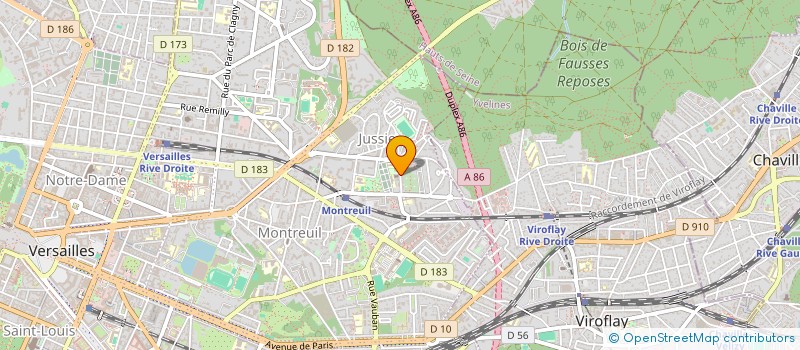 localisation de l'entreprise PAROISSE SAINTE BERNADETTE à VERSAILLES