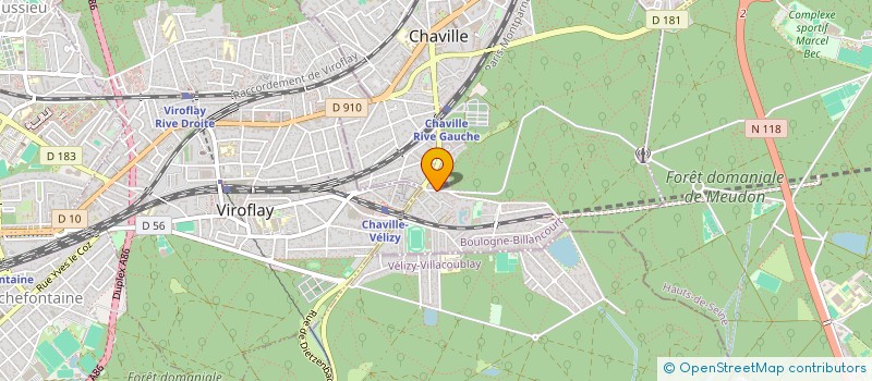 localisation de l'entreprise PAROISSE SAINTE BERNADETTE à CHAVILLE