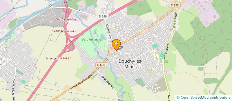 localisation de l'entreprise PAROISSE SAINTE BERNADETTE EN DENAISIS à DOUCHY-LES-MINES