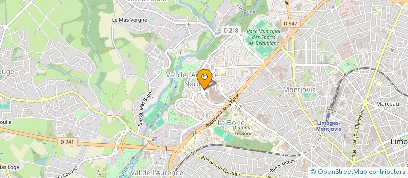 localisation de l'entreprise PAROISSE SAINTE BLANDINE à LIMOGES