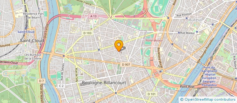 localisation de l'entreprise PAROISSE SAINTE CECILE à BOULOGNE-BILLANCOURT