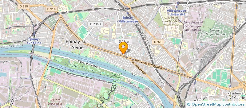 localisation de l'entreprise PAROISSE SAINTE CECILE à EPINAY-SUR-SEINE