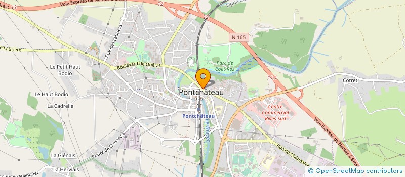 localisation de l'entreprise PAROISSE SAINTE CROIX DE MONTFORT  PONTCHATEAU