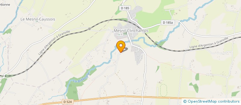 localisation de l'entreprise PAROISSE SAINTE CROIX DU BOCAGE  NOUES DE SIENNE