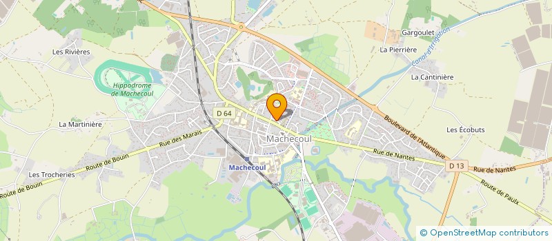 localisation de l'entreprise PAROISSE SAINTE CROIX EN RETZ  MACHECOUL-SAINT-MEME