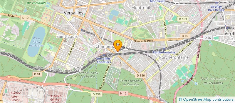 localisation de l'entreprise PAROISSE SAINTE ELISABETH à VERSAILLES