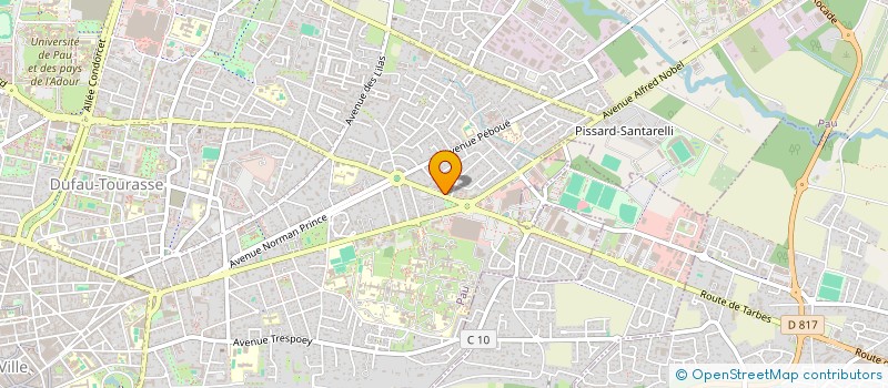 localisation de l'entreprise PAROISSE SAINTE FAMILLE à PAU