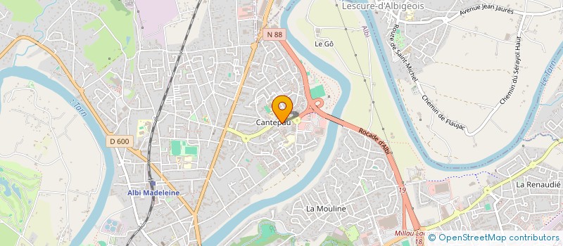 localisation de l'entreprise PAROISSE SAINTE MADELEINE & LES SAINTS APOTRES à ALBI