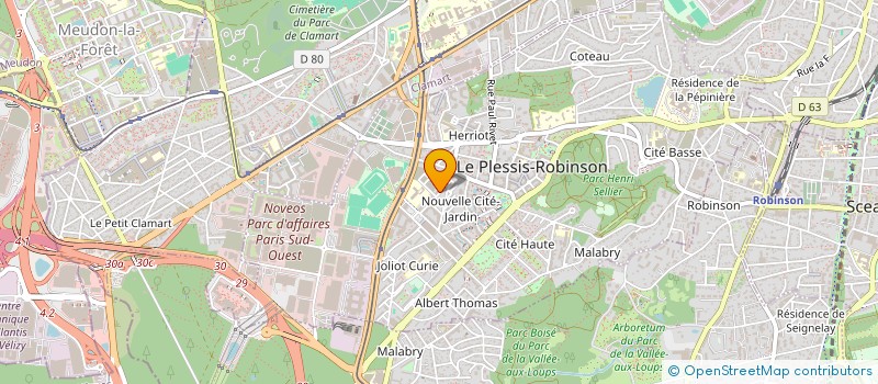 localisation de l'entreprise PAROISSE SAINTE MAGDELEINE à LE PLESSIS-ROBINSON