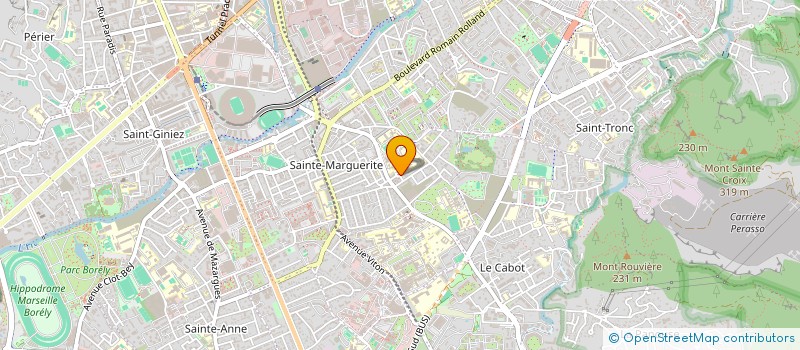 localisation de l'entreprise PAROISSE SAINTE MARGUERITE à MARSEILLE