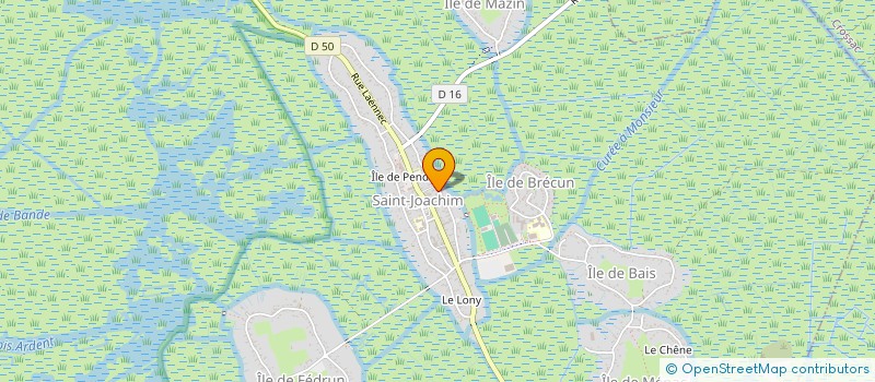 localisation de l'entreprise PAROISSE SAINTE MARIE EN BRIERE  SAINT-JOACHIM