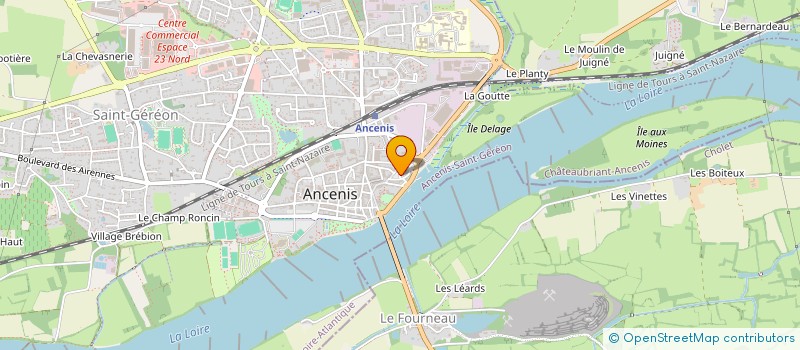 localisation de l'entreprise PAROISSE SAINTE MARIE EN PAYS D ANCENIS  ANCENIS-SAINT-GEREON