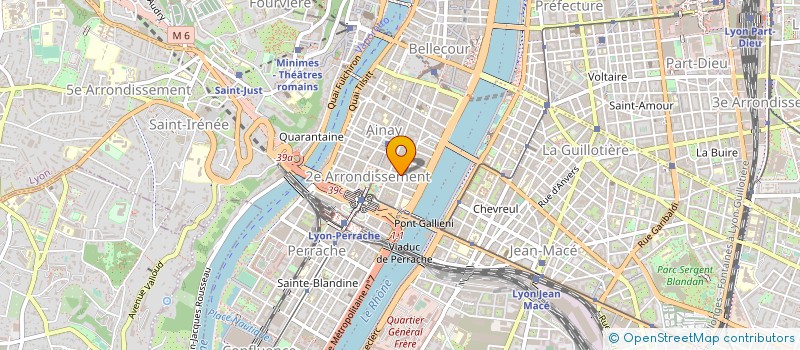 localisation de l'entreprise PAROISSE SAINTE MARIE EN PRESQU'ILE à LYON