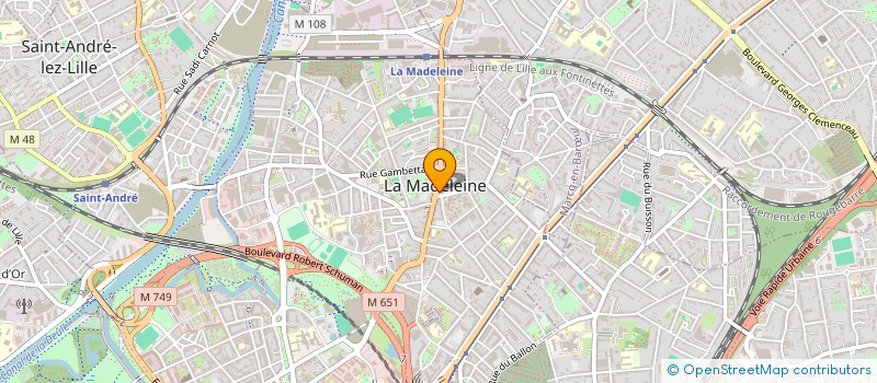 localisation de l'entreprise PAROISSE SAINTE MARIE MADELEINE à LA MADELEINE