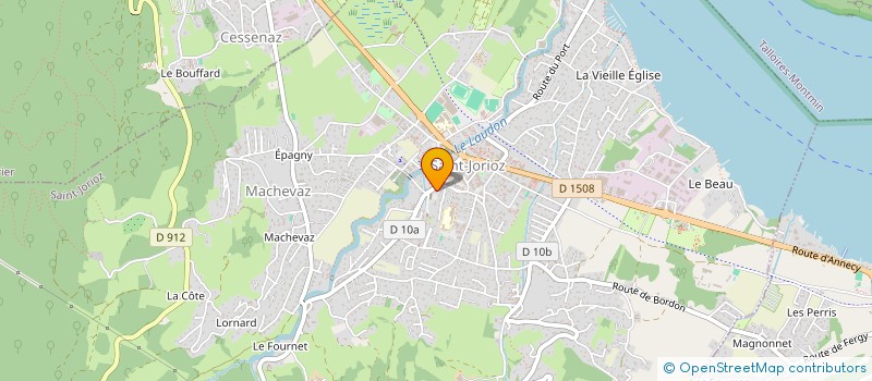 localisation de l'entreprise PAROISSE SAINTE TERESA DE CALCUTTA  SAINT-JORIOZ