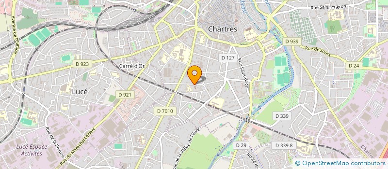 localisation de l'entreprise PAROISSE SAINTE THERESE à CHARTRES
