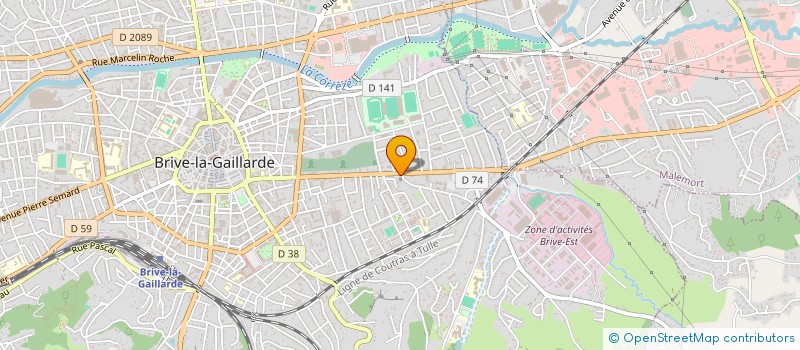 localisation de l'entreprise PAROISSE SAINTE THERESE  BRIVE-LA-GAILLARDE