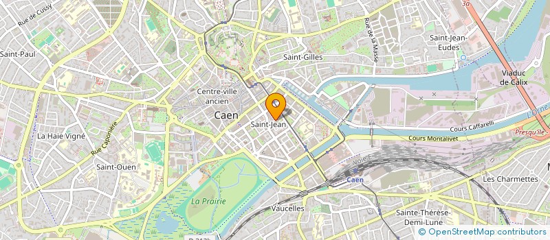 localisation de l'entreprise PAROISSE SAINTE TRINITE à CAEN
